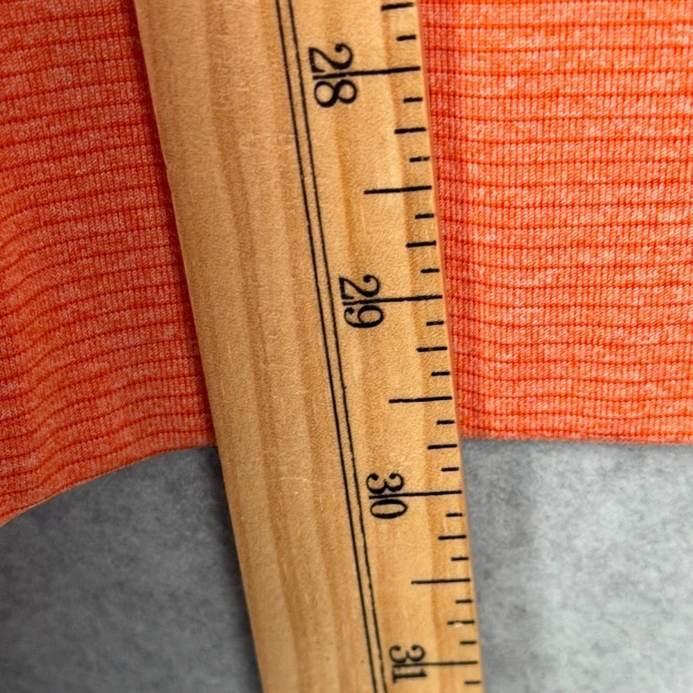 Cutter & Buck CB DryTec Pullover 1/4 Zip Moisture Wicking Orange XL Mens